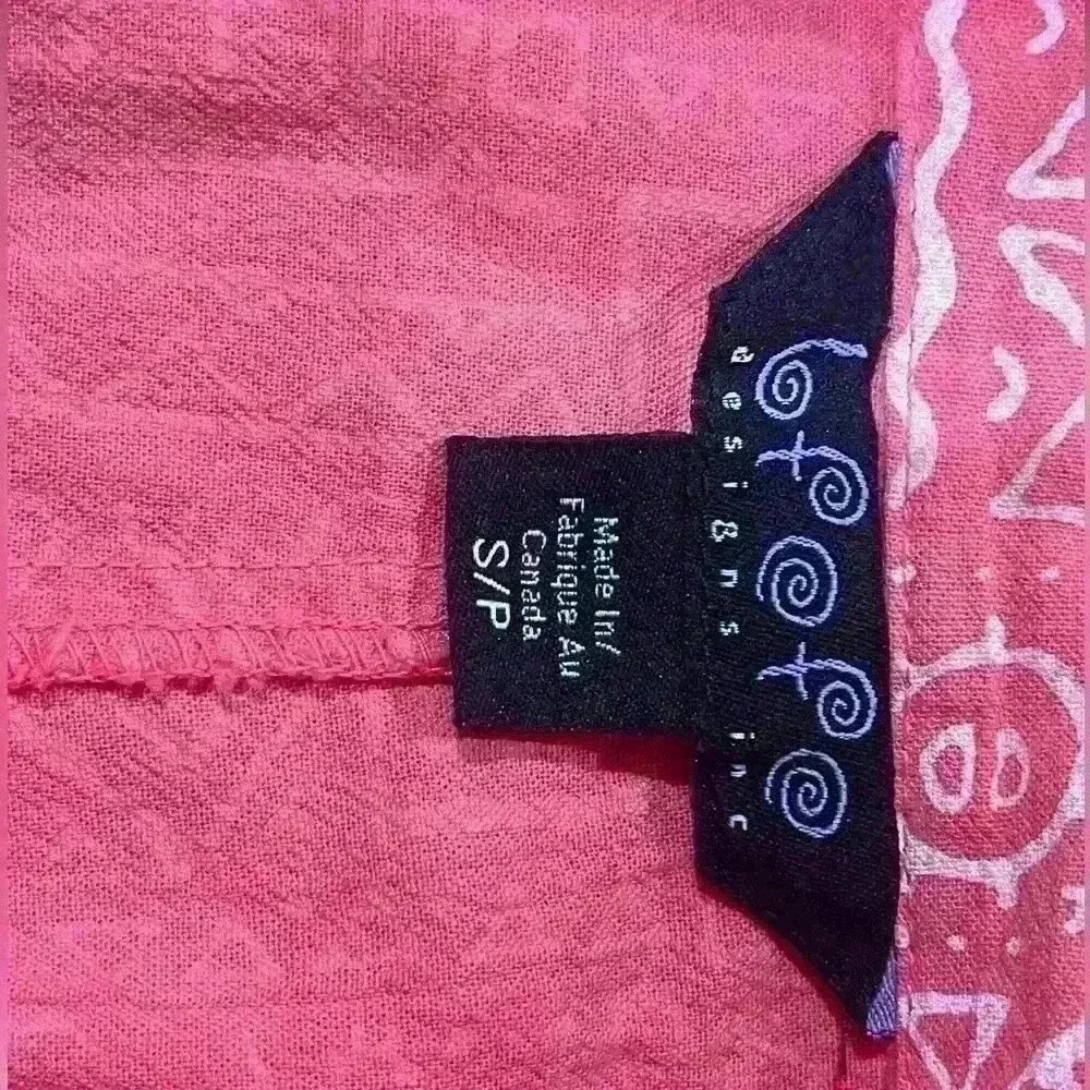 Tribal print button down blouse - image 3